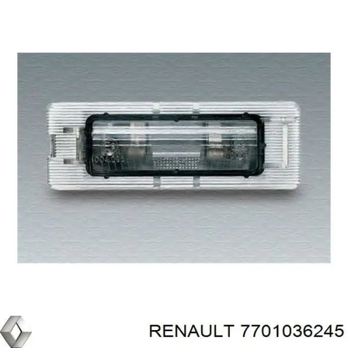Compre 7701036245 Nissan/Infiniti Lanterna da luz de fundo de matrícula traseira