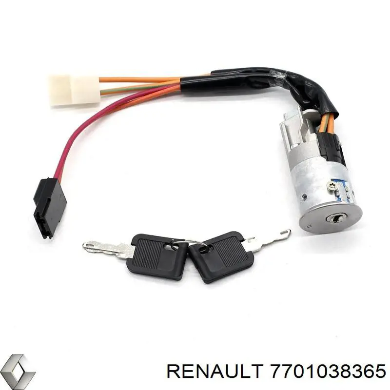 Compre 7701038365 Renault (RVI) Trinco de fecho de ignição