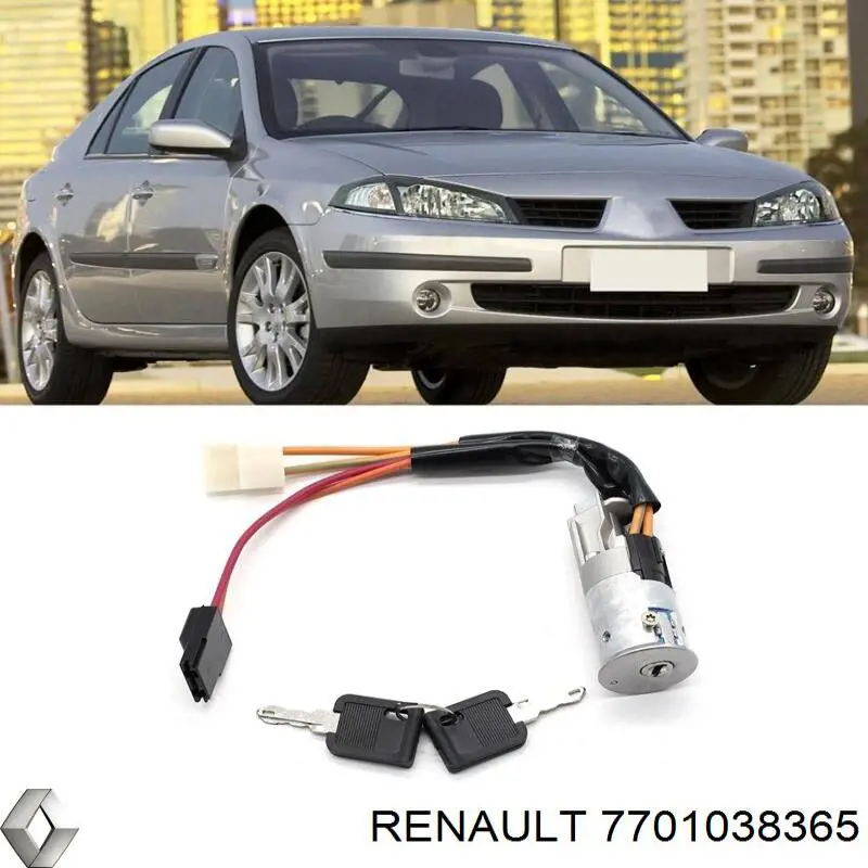 Compre 7701038365 Renault (RVI) Trinco de fecho de ignição