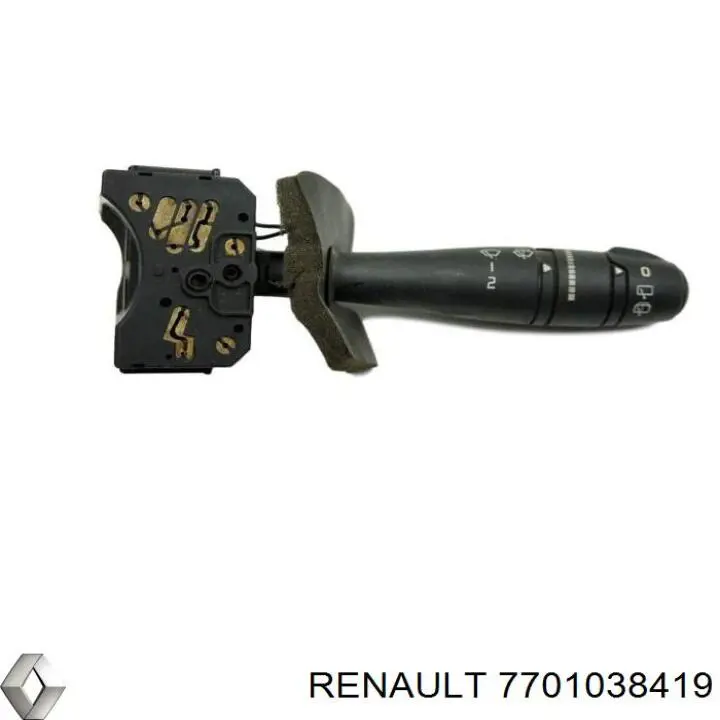 7701038419 Renault (RVI) Comutador direito instalado na coluna da direção