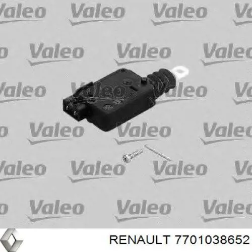 7701038652 Renault (RVI) Motor acionador de abertura/fechamento da porta dianteira