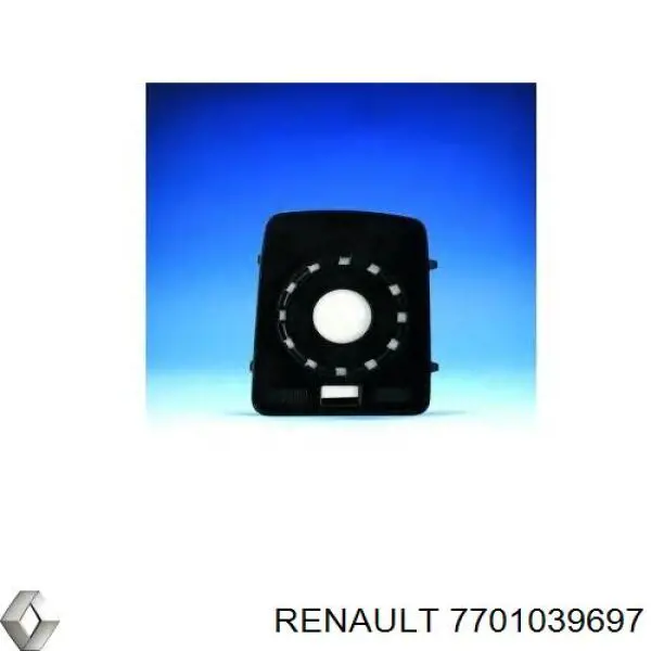 Compre 7701039697 Renault (RVI) Elemento espelhado do espelho de retrovisão
