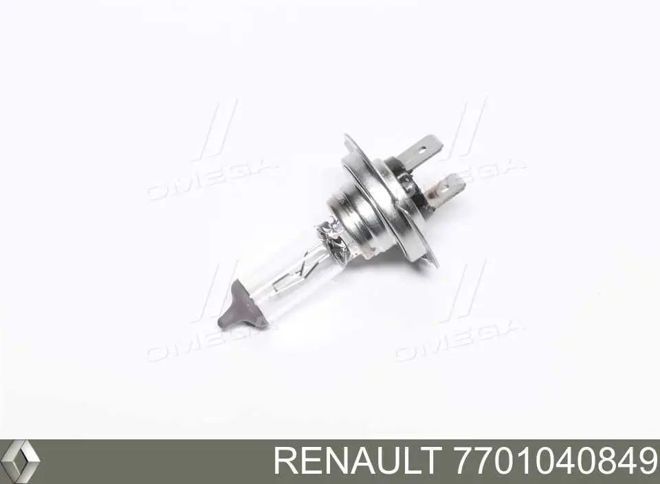 7701040849 Renault (RVI) Lâmpada halógena
