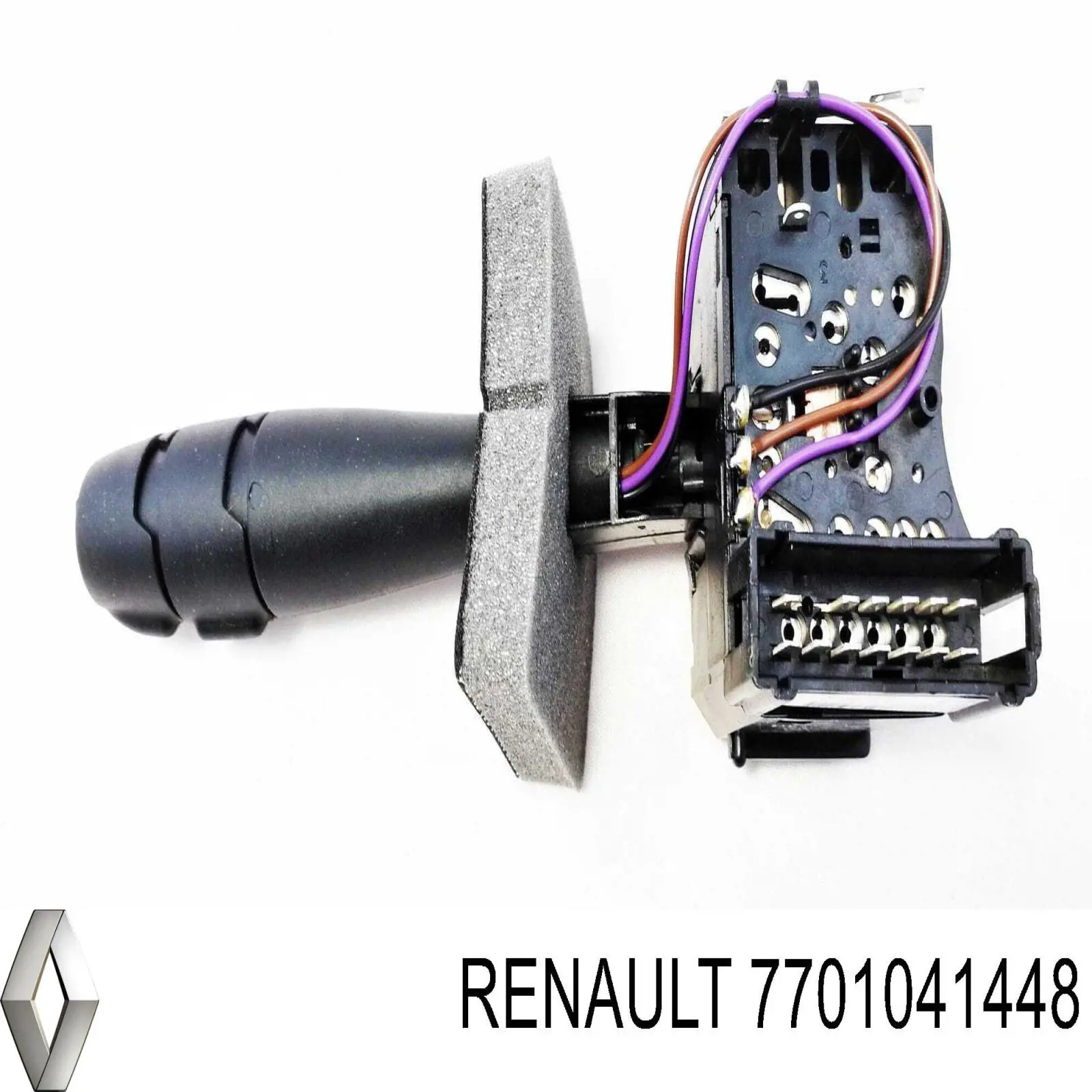 7701041447 Renault (RVI) Comutador esquerdo instalado na coluna da direção