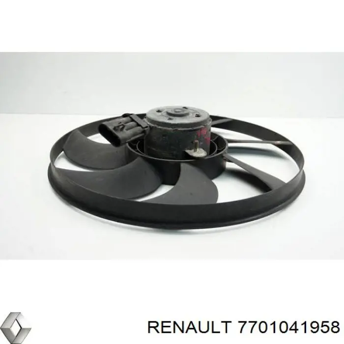 Ventilador elétrico de esfriamento montado (motor + roda de aletas) Renault Espace III JE