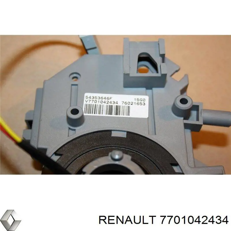 7701042434 Renault (RVI) Comutador instalado na coluna da direção, parte central