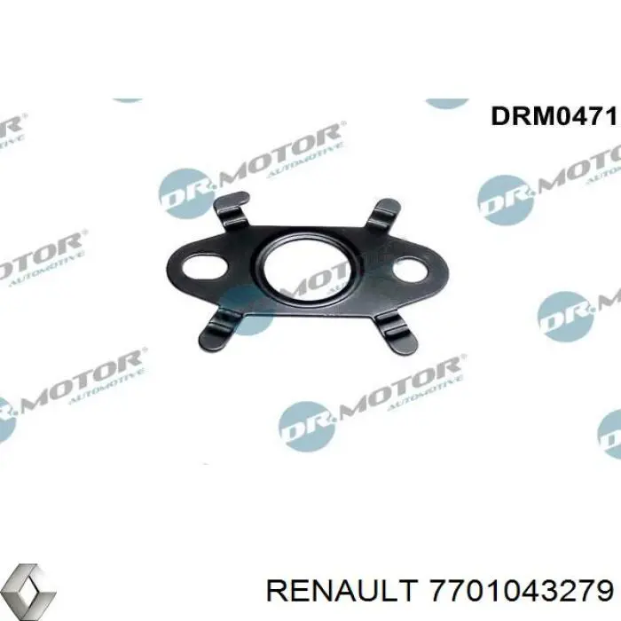 7701043279 Renault (RVI) Vedante de mangueira de derivação de óleo de turbina
