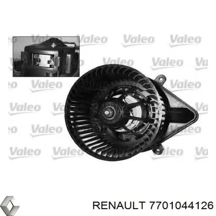 7701044126 Renault (RVI) Motor de ventilador de forno (de aquecedor de salão)