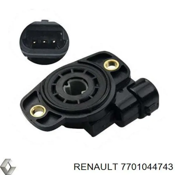Sensor de posição da válvula de borboleta (potenciômetro) Renault (RVI) 7701044743 preço, a partir de 40,55 USD