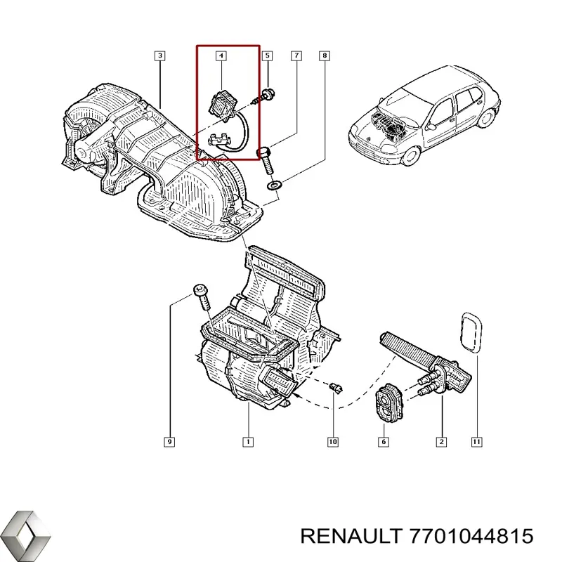 Compre 7701044815 Renault (RVI) 