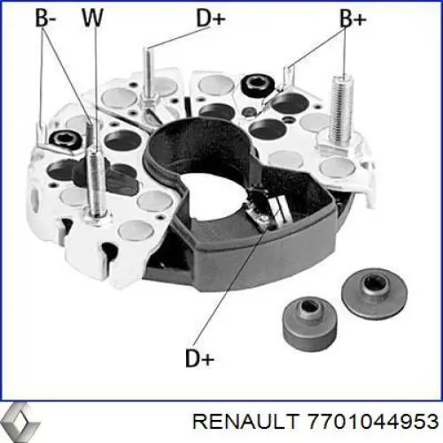 Eixo de diodos do gerador Renault (RVI) 7701044953 preço, a partir de 37,94 USD