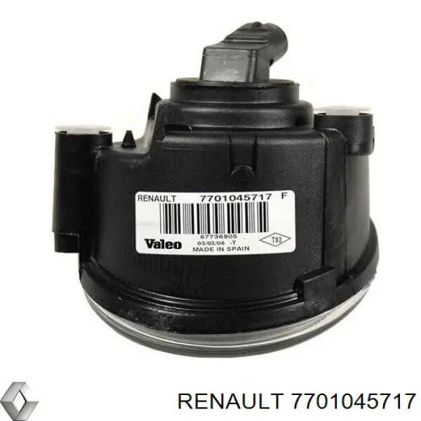 Compre 7701045717 Renault (RVI) Luzes de nevoeiro direitas