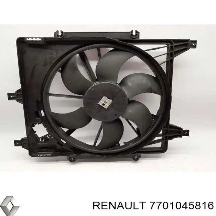 Ventilador elétrico de esfriamento montado (motor + roda de aletas) Renault (RVI) 7701045816 preço, a partir de 79,30 USD