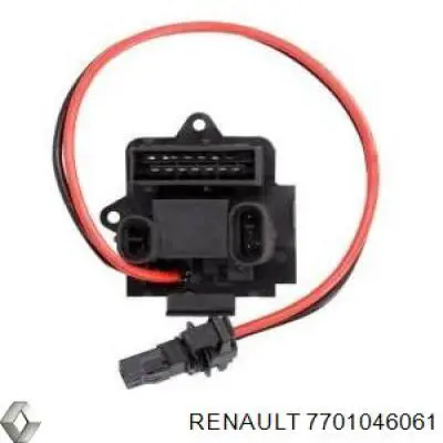 Resistor (resistência) de ventilador de forno (de aquecedor de salão) Renault (RVI) 7701046061 preço, a partir de 47,67 USD