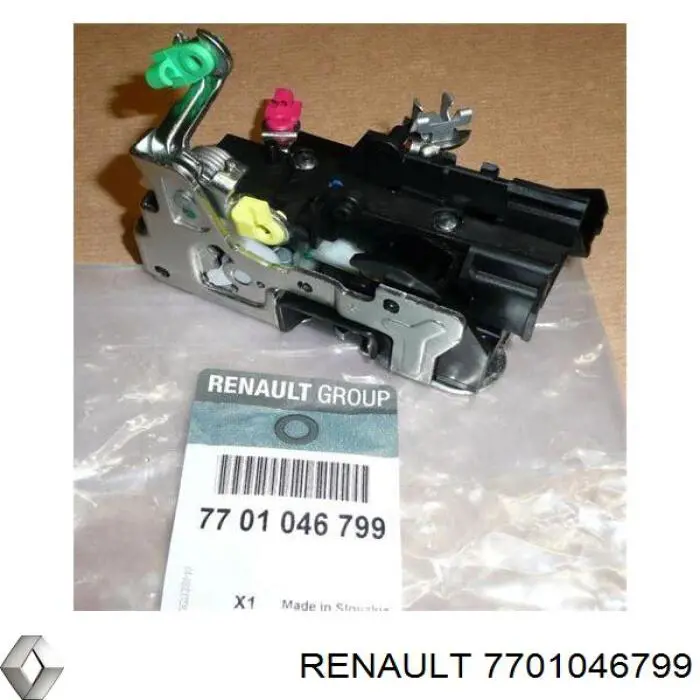 7701046799 Renault (RVI) Fecho da porta dianteira esquerda