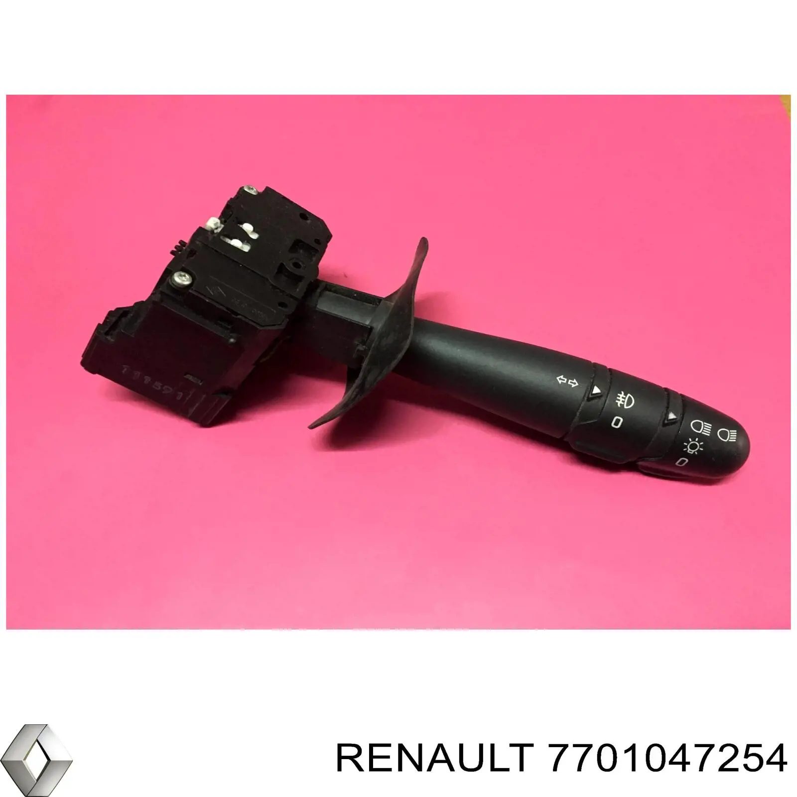 Comutador esquerdo instalado na coluna da direção 7701047254 Renault (RVI)