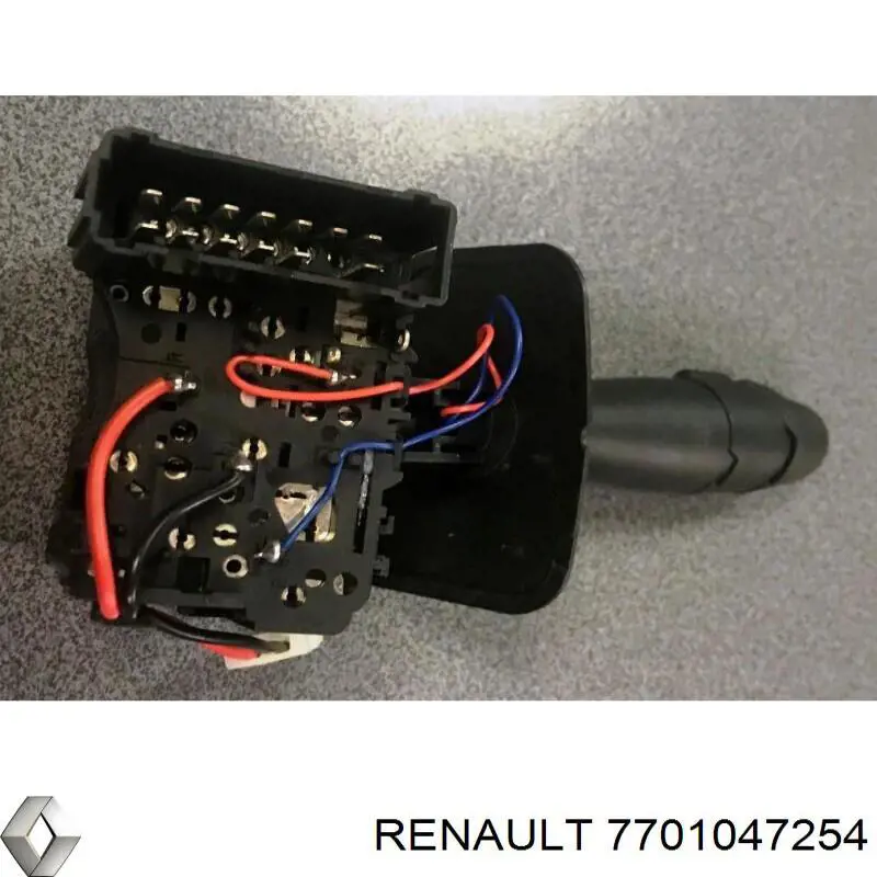 Comutador esquerdo instalado na coluna da direção Renault (RVI) 7701047254