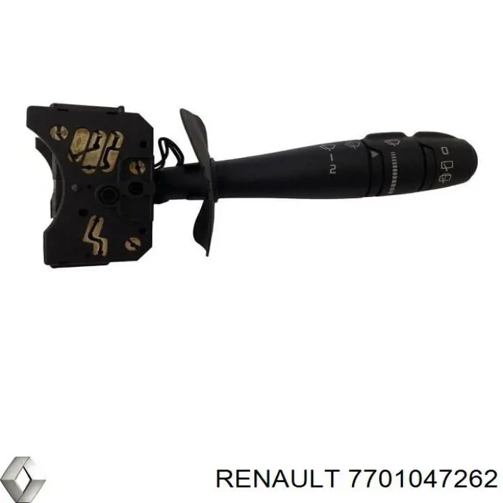 7701047262 Renault (RVI) Comutador direito instalado na coluna da direção