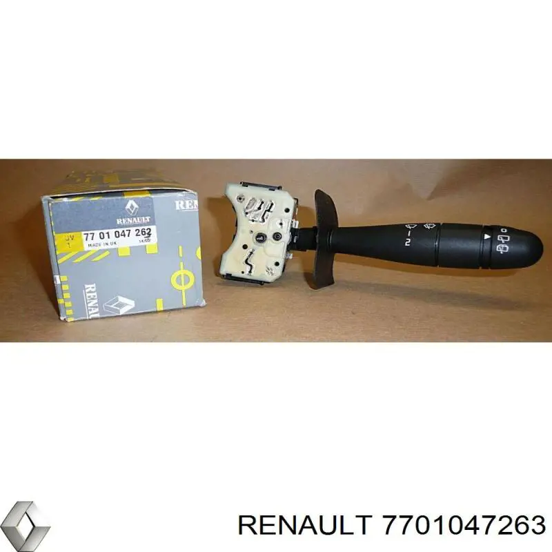 7701047263 Renault (RVI) Comutador direito instalado na coluna da direção