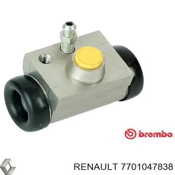 Cilindro traseiro do freio de rodas de trabalho Renault (RVI) 7701047838 preço, a partir de 18,12 USD