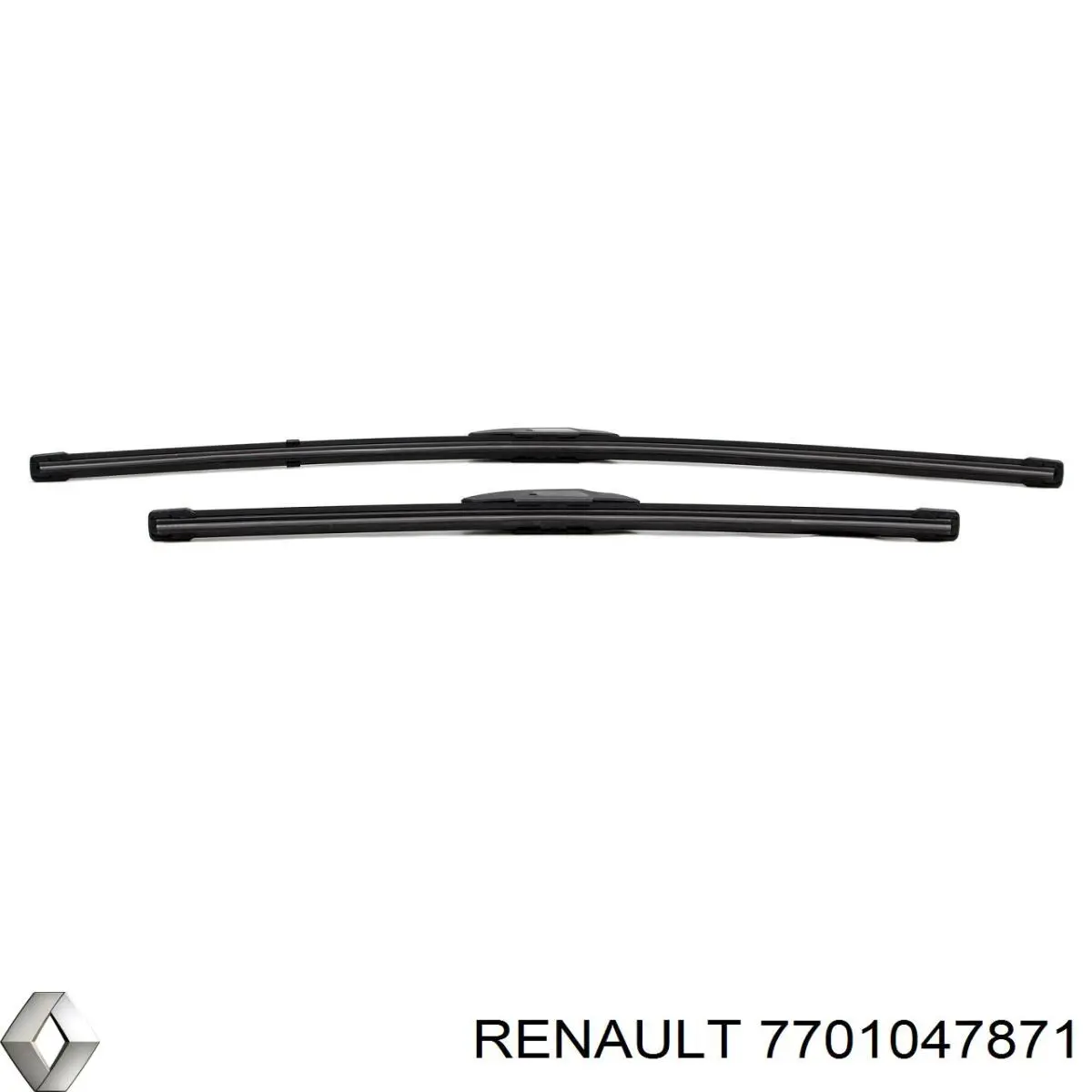 Compre 7701047871 Renault (RVI) Limpa-pára-brisas de vidro traseiro