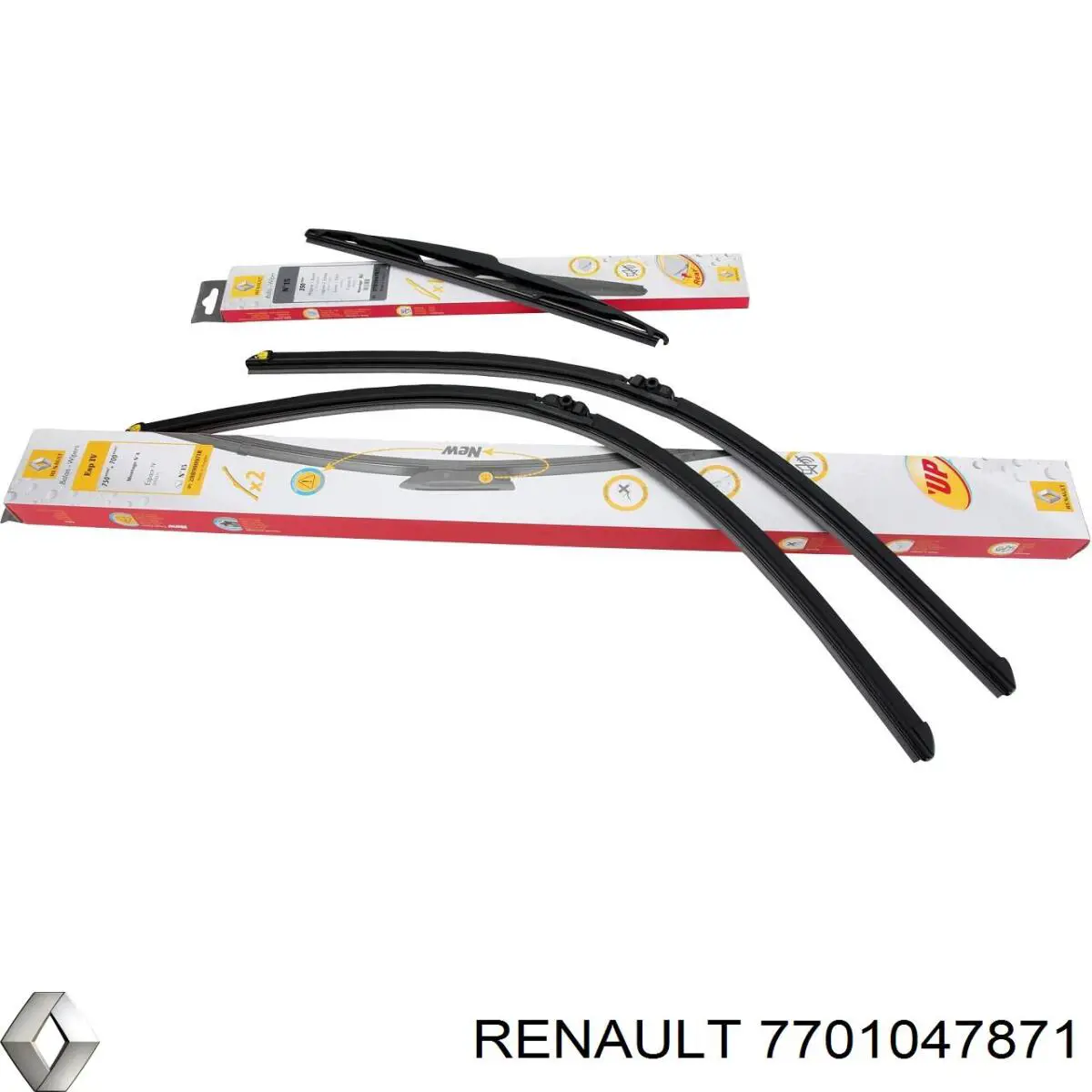 Limpa-pára-brisas de vidro traseiro Renault (RVI) 7701047871 preço, a partir de 14,74 USD