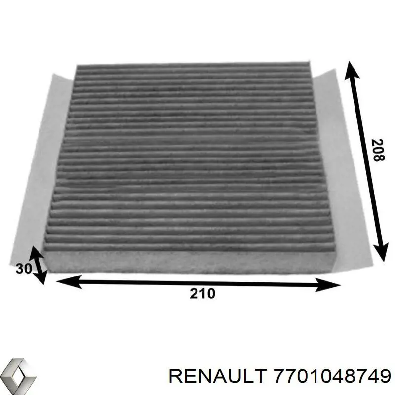 Compre 7701048749 Renault (RVI) Filtro de salão