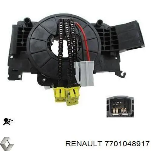 Anel AIRBAG de contato, cabo plano do volante Renault (RVI) 7701048917 preço, a partir de 91,94 USD