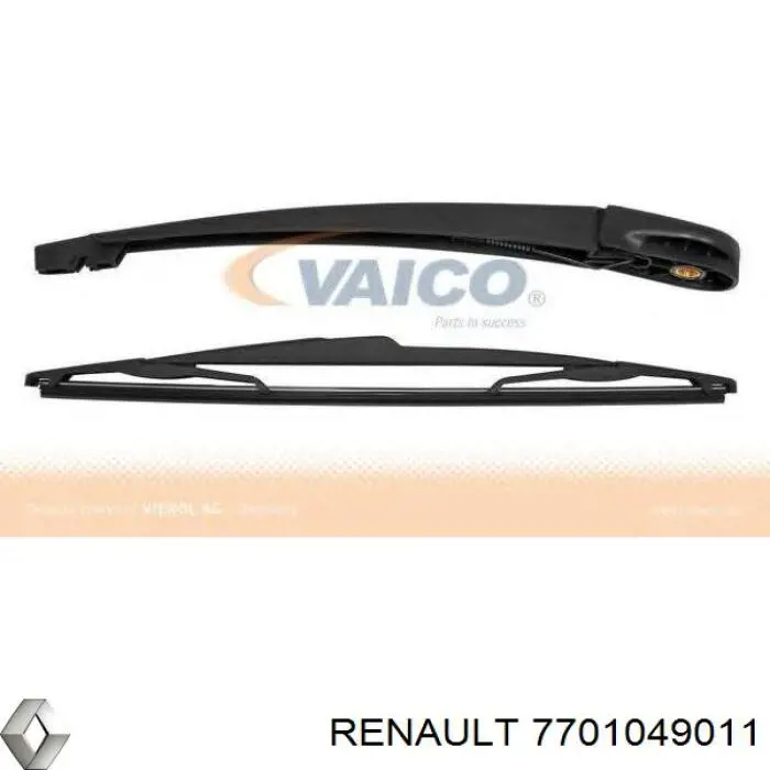 Compre 7701049011 Renault (RVI) Braço de limpa-pára-brisas de vidro traseiro