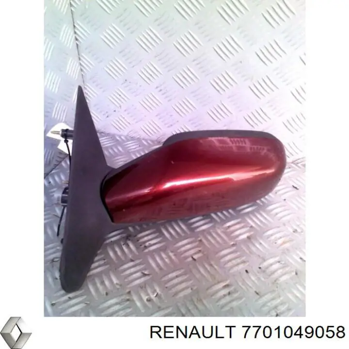 7701049058 Renault (RVI) Espelho de retrovisão esquerdo
