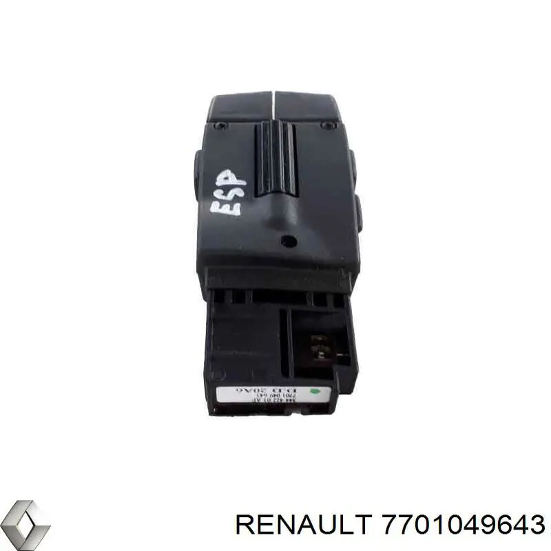 7701049643 Renault (RVI) Comutador instalado na coluna da direção, de controlo do sistema de áudio