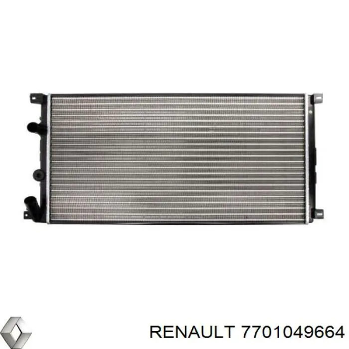 Radiador de esfriamento de motor Renault (RVI) 7701049664 preço, a partir de 108,35 USD