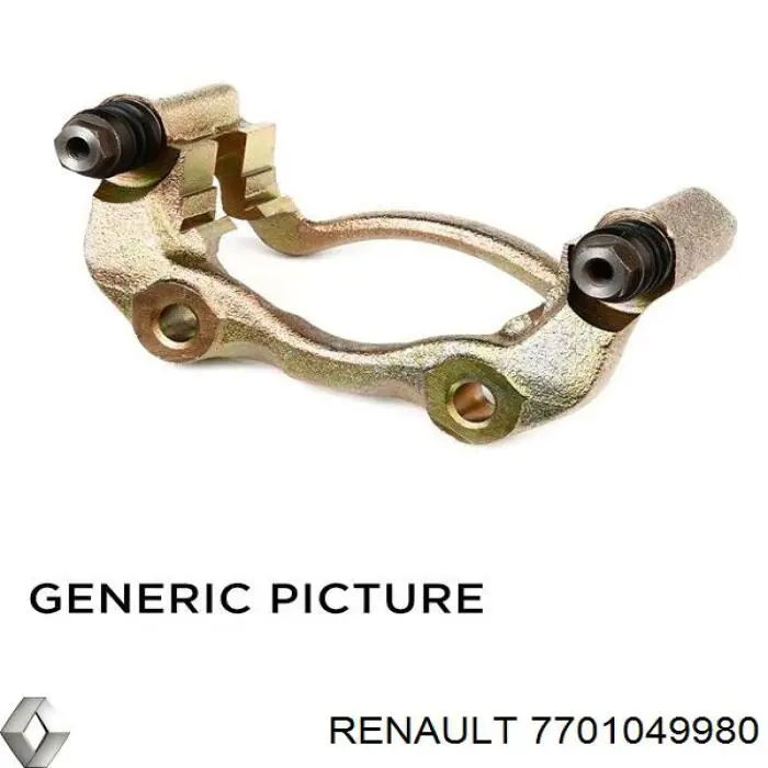 7701049980 Renault (RVI) Braçadeira do freio de suporte traseiro