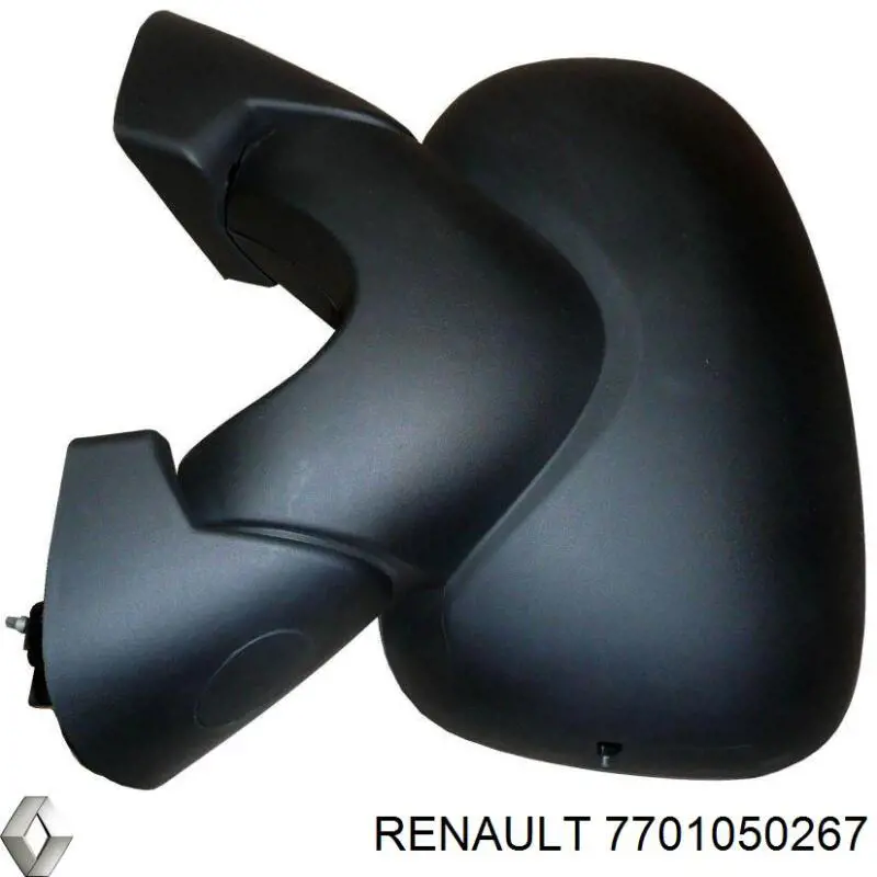 Compre 7701050267 Renault (RVI) Elemento espelhado do espelho de retrovisão esquerdo