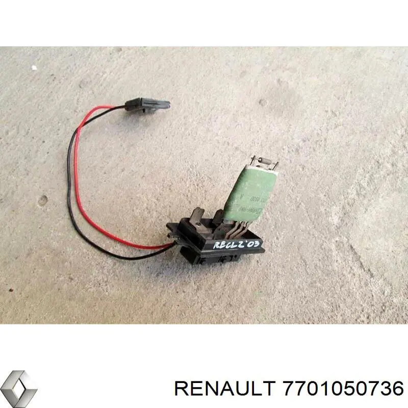 7701050736 Renault (RVI) Resistor (resistência) de ventilador de forno (de aquecedor de salão)