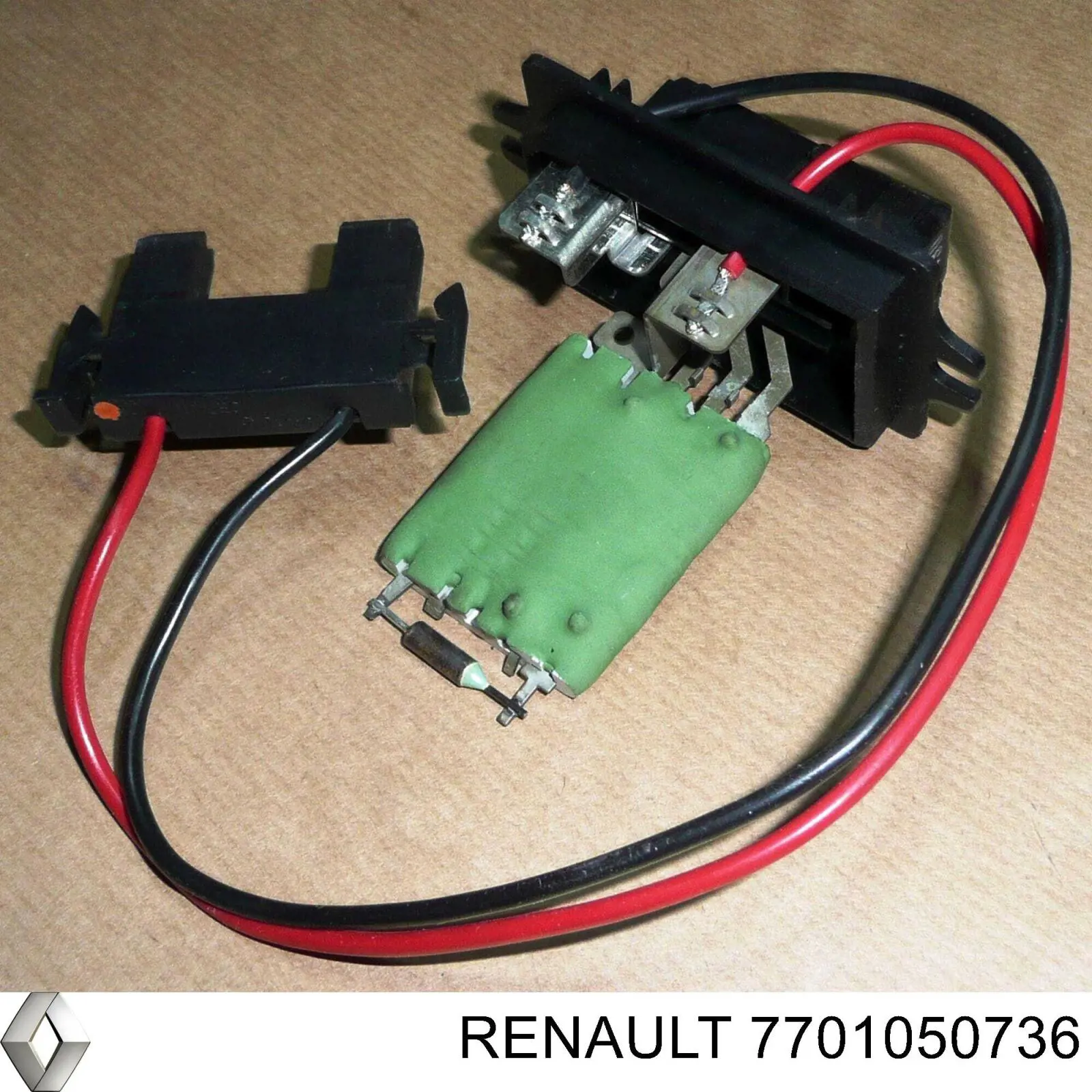 Resistor (resistência) de ventilador de forno (de aquecedor de salão) Renault (RVI) 7701050736 preço, a partir de 25,52 USD