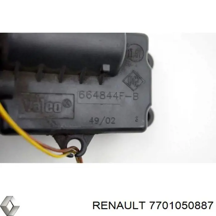 Acionamento de comporta de forno Renault Kangoo I KC0, KC1
