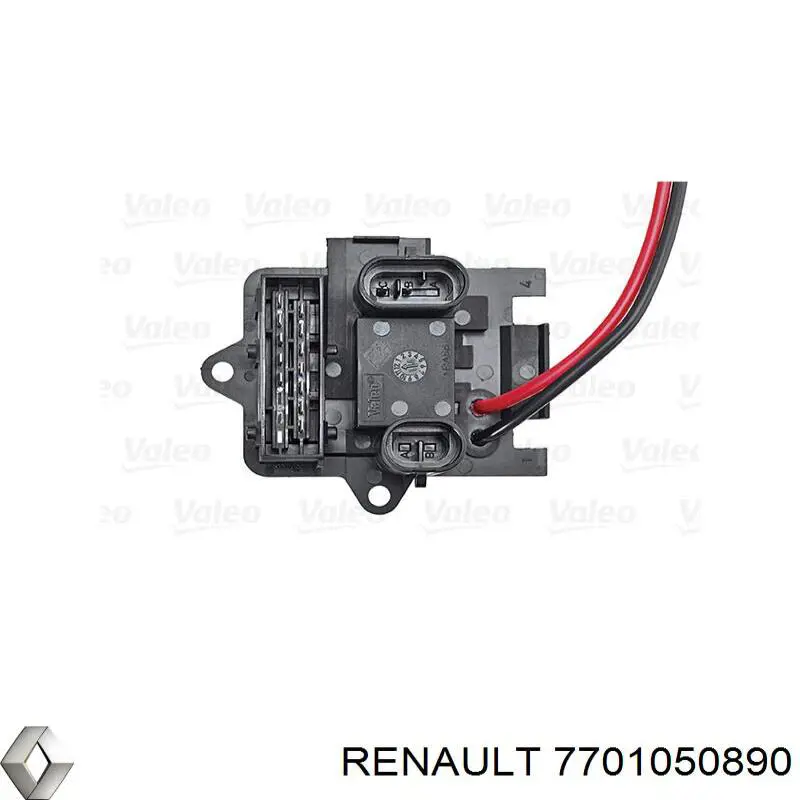 7701050890 Renault (RVI) Resistor (resistência) de ventilador de forno (de aquecedor de salão)