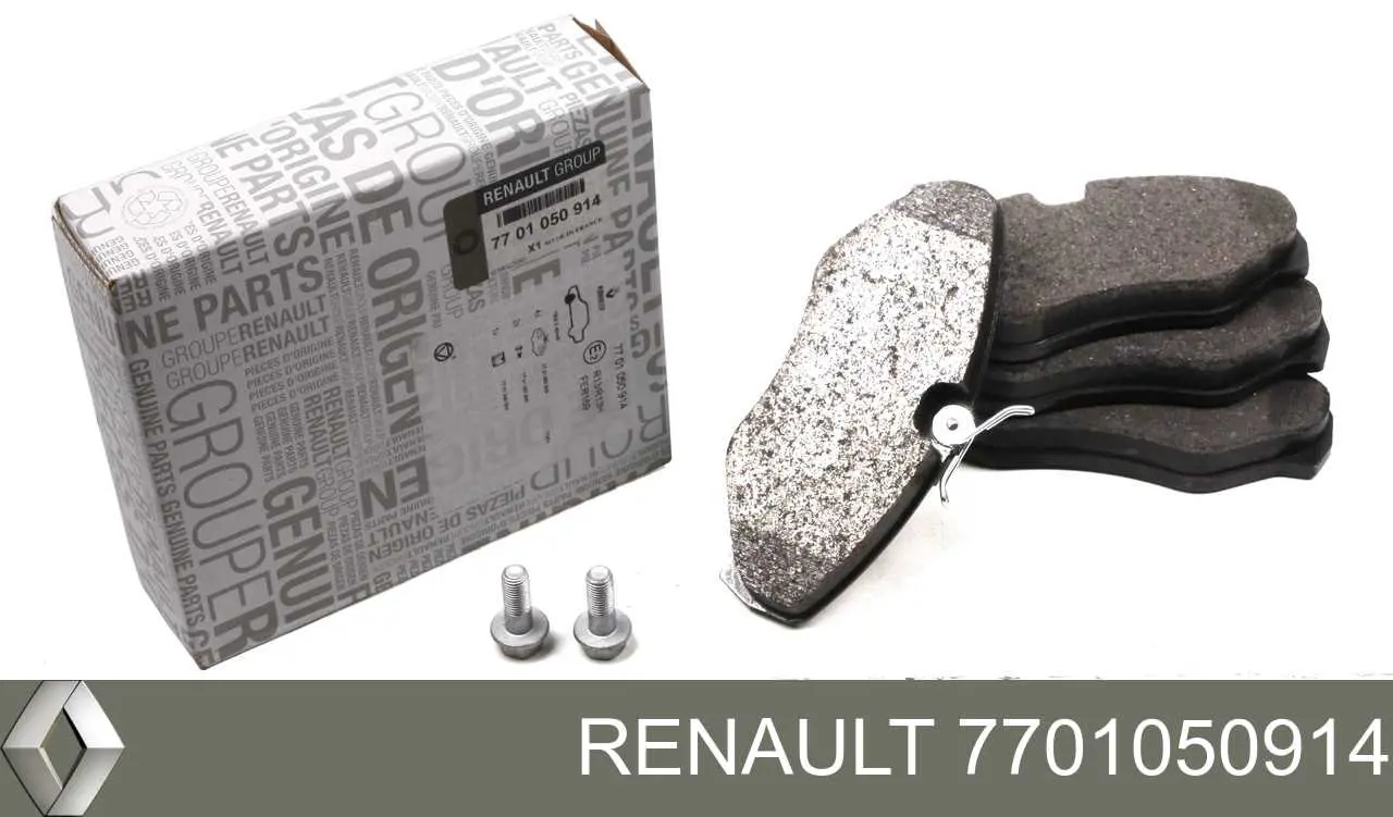 7701050914 Renault (RVI) Sapatas do freio dianteiras de disco