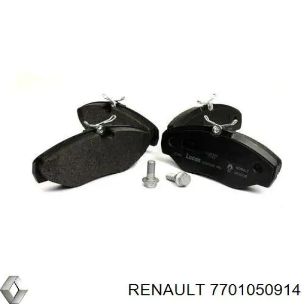 Sapatas do freio dianteiras de disco Renault (RVI) 7701050914 preço, a partir de 29,98 USD