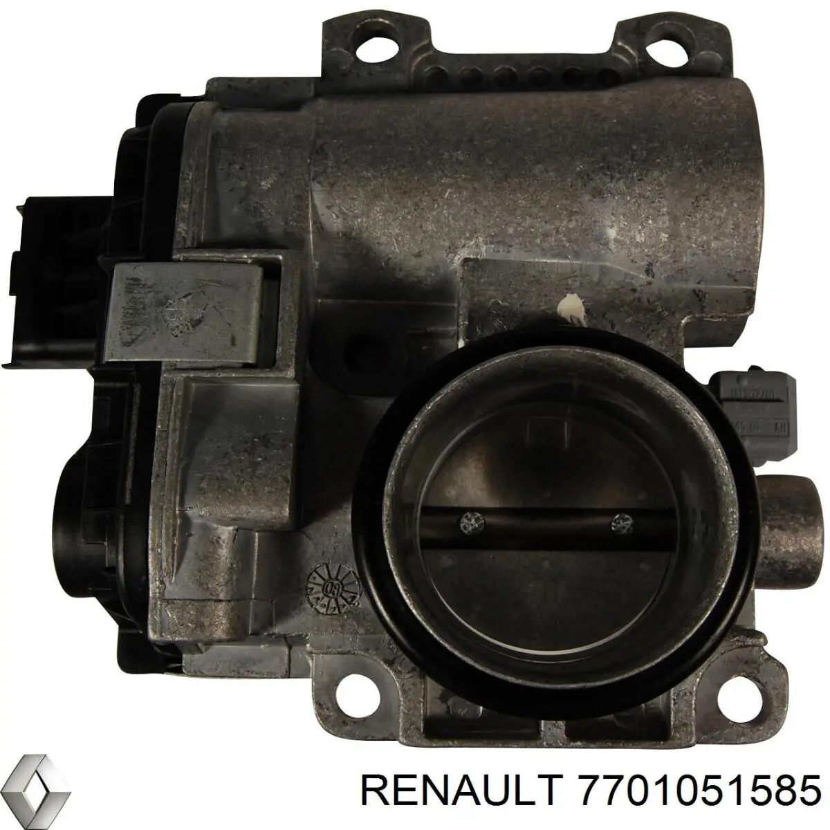 7701051585 Renault (RVI) Válvula de borboleta montada