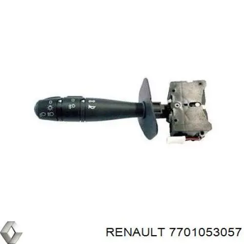 7701053057 Renault (RVI) Comutador esquerdo instalado na coluna da direção