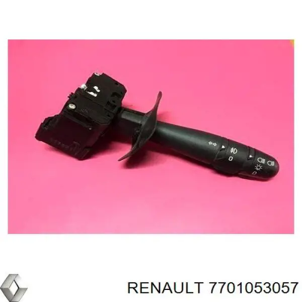 Compre 7701053057 Renault (RVI) Comutador esquerdo instalado na coluna da direção