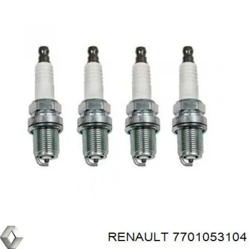 Vela de ignição Renault (RVI) 7701053104 preço, a partir de 22,57 USD