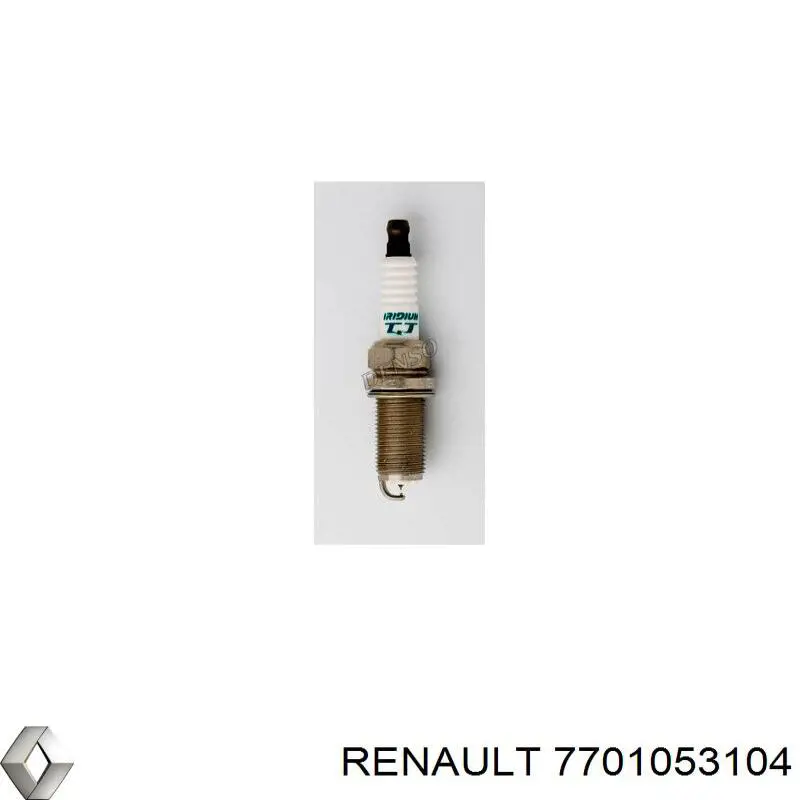 7701053104 Renault (RVI) Vela de ignição