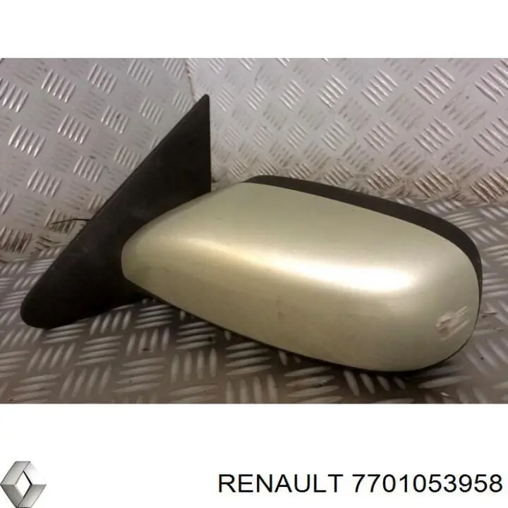 7701053958 Renault (RVI) Espelho de retrovisão esquerdo