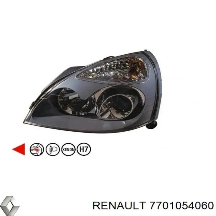 7701054060 Renault (RVI) Luz esquerda