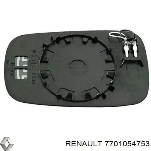 Elemento espelhado do espelho de retrovisão direito Renault (RVI) 7701054753 preço, a partir de 17,59 USD