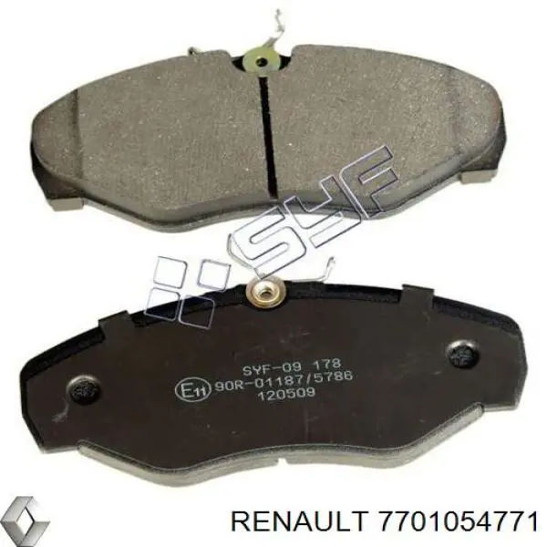 7701054771 Renault (RVI) Sapatas do freio dianteiras de disco
