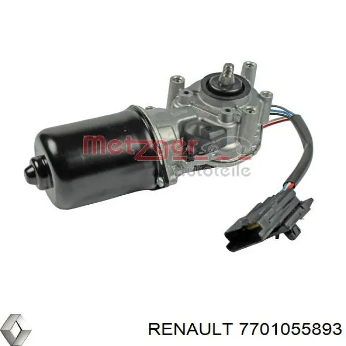 Compre 7701055893 Renault (RVI) Motor de limpador pára-brisas do pára-brisas